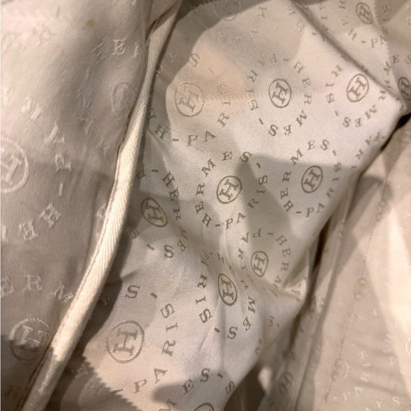 Authentic Vintage HERMES Paris made in France-INDIGO LEATHER TRAV DUFFEL BAG - Picture 10 of 17